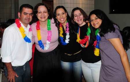 Vanda, Patricia e Nara.